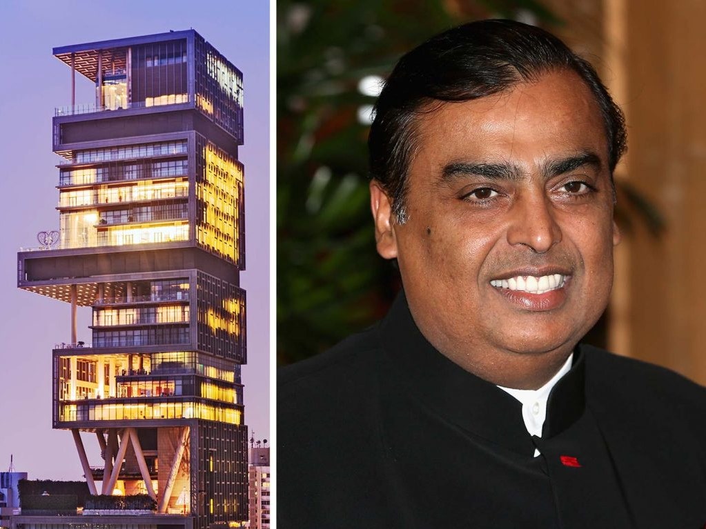 mukesh ambani antilla home mumbai 1366x768 1