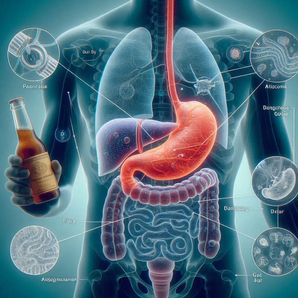 Alcohol Induced Pancreatitis infographic