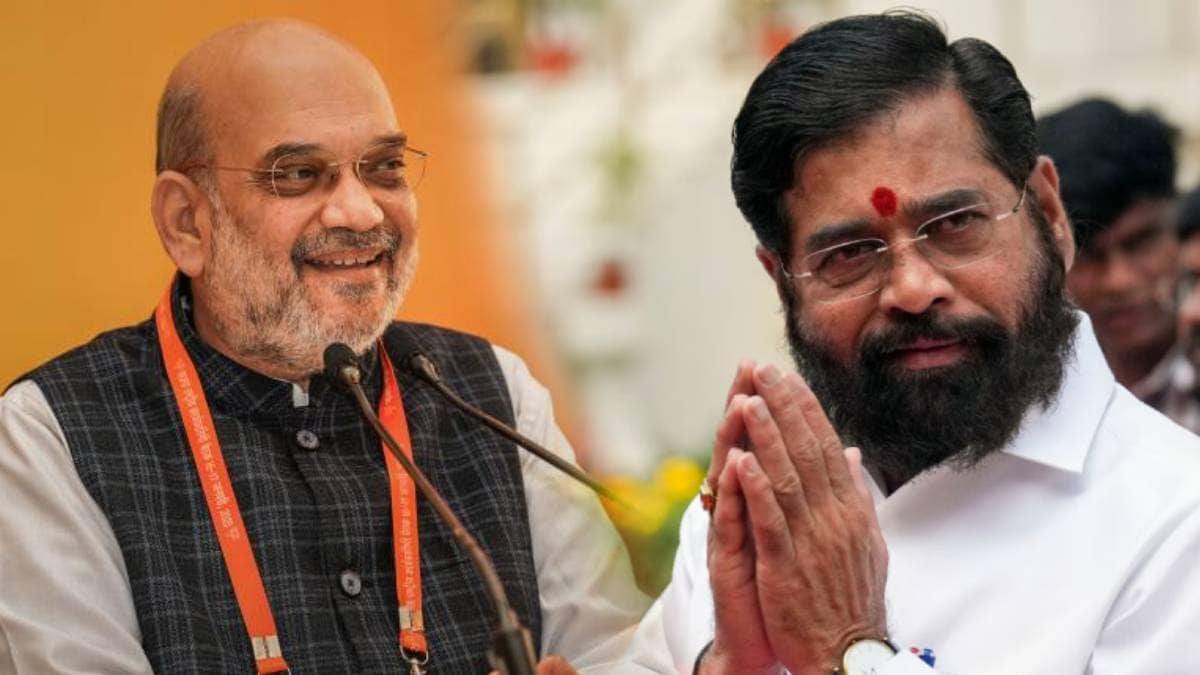 hiv sena leader Eknath Shinde give jai Gujarat slogan