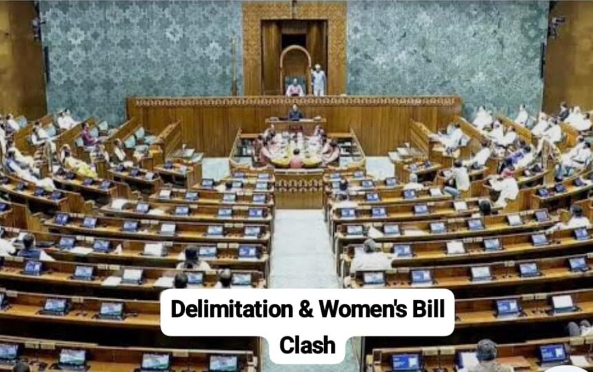 Delimitation & Women's Bill Clash: परिसीमन और महिला आरक्षण विधेयक पर संसद में घमासान, विपक्ष बोला— पहले लाठीचार्ज और राम मंदिर दानपेटी चोरी पर जवाब, फिर होगी आगे की चर्चा 1 WA 1785991902180
