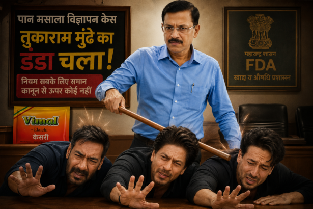 जोइंडिया- Pan Masala Advertisement News: तुकाराम मुंढे की कार्रवाई से फिल्मी सितारों में खलबली