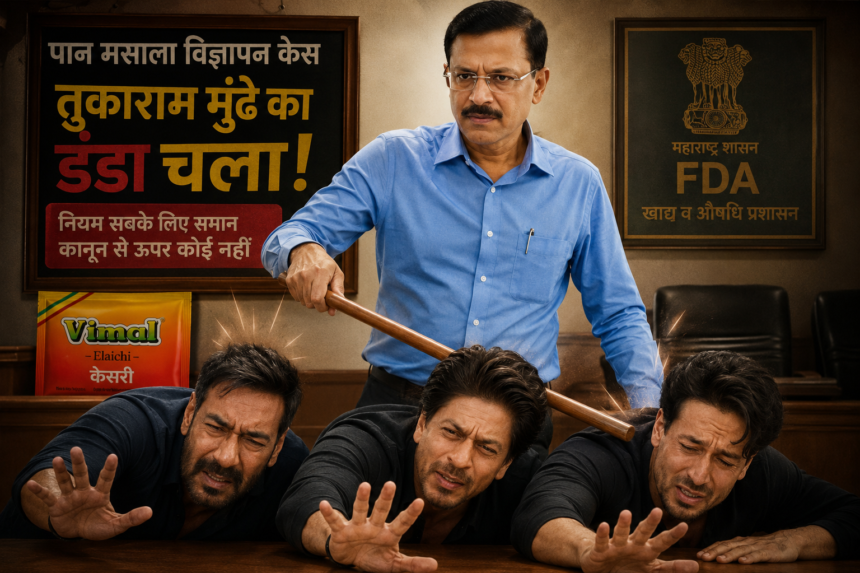 जोइंडिया- Pan Masala Advertisement News: तुकाराम मुंढे की कार्रवाई से फिल्मी सितारों में खलबली